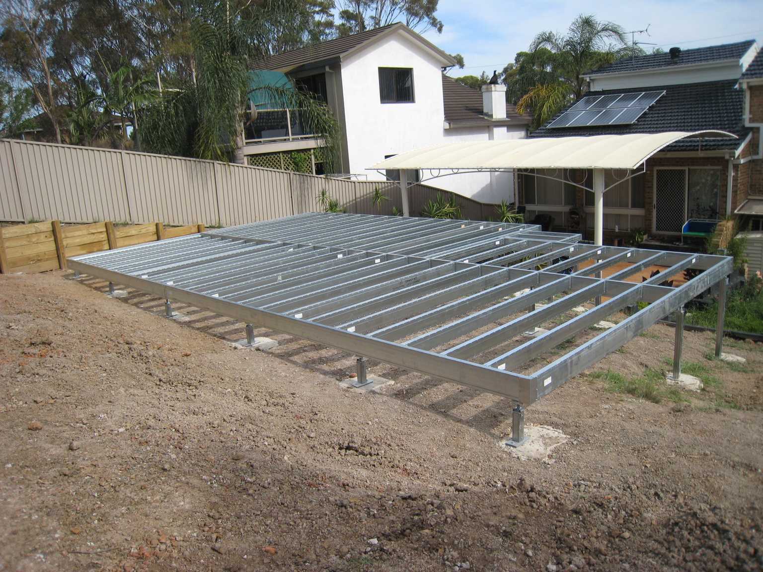 Boxspan Steel Kit Flooring System Sub Floor Piers Bracing