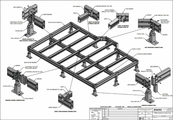 Steel Flooring Brackets For Boxspan Floor And Deck Frames Spantec